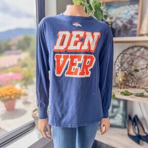 Denver Broncos, NFL Team Apparel, Men's Long Sleeve Tee Size Medium, Football